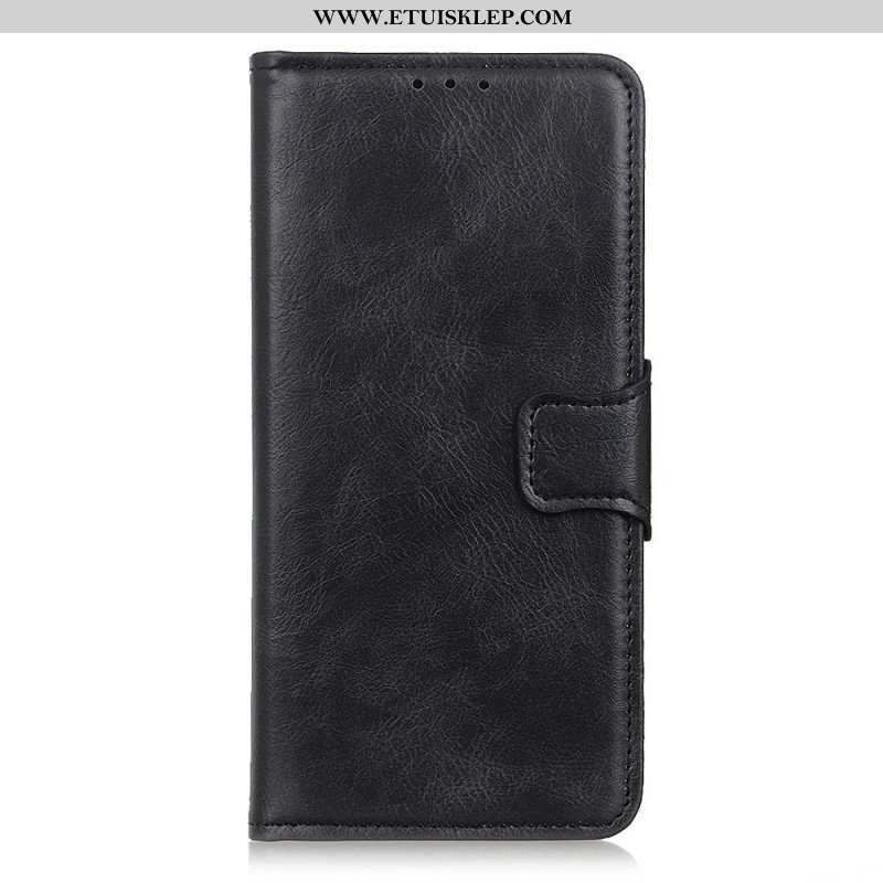 Etui Folio do Sony Xperia 10 IV Stylowe Skórzane Zapięcie Dwustronne